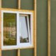window on house frame